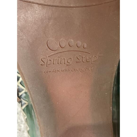 L'Artiste Spring Step Dreamer -N Sandals Womens EU 42 / US 10.5-11 Leather Green - Picture 16 of 16